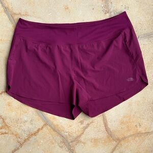 The North Face Women’s Athletic Shorts in Rich Purple